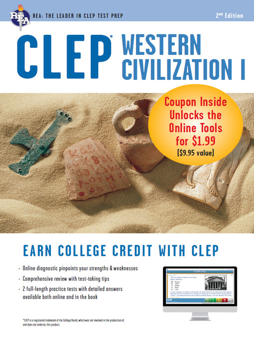 Cover image for CLEP Western Civilization I with Online Practice Exams